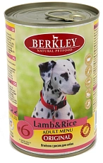 Berkley для собак (Ягненок с рисом)